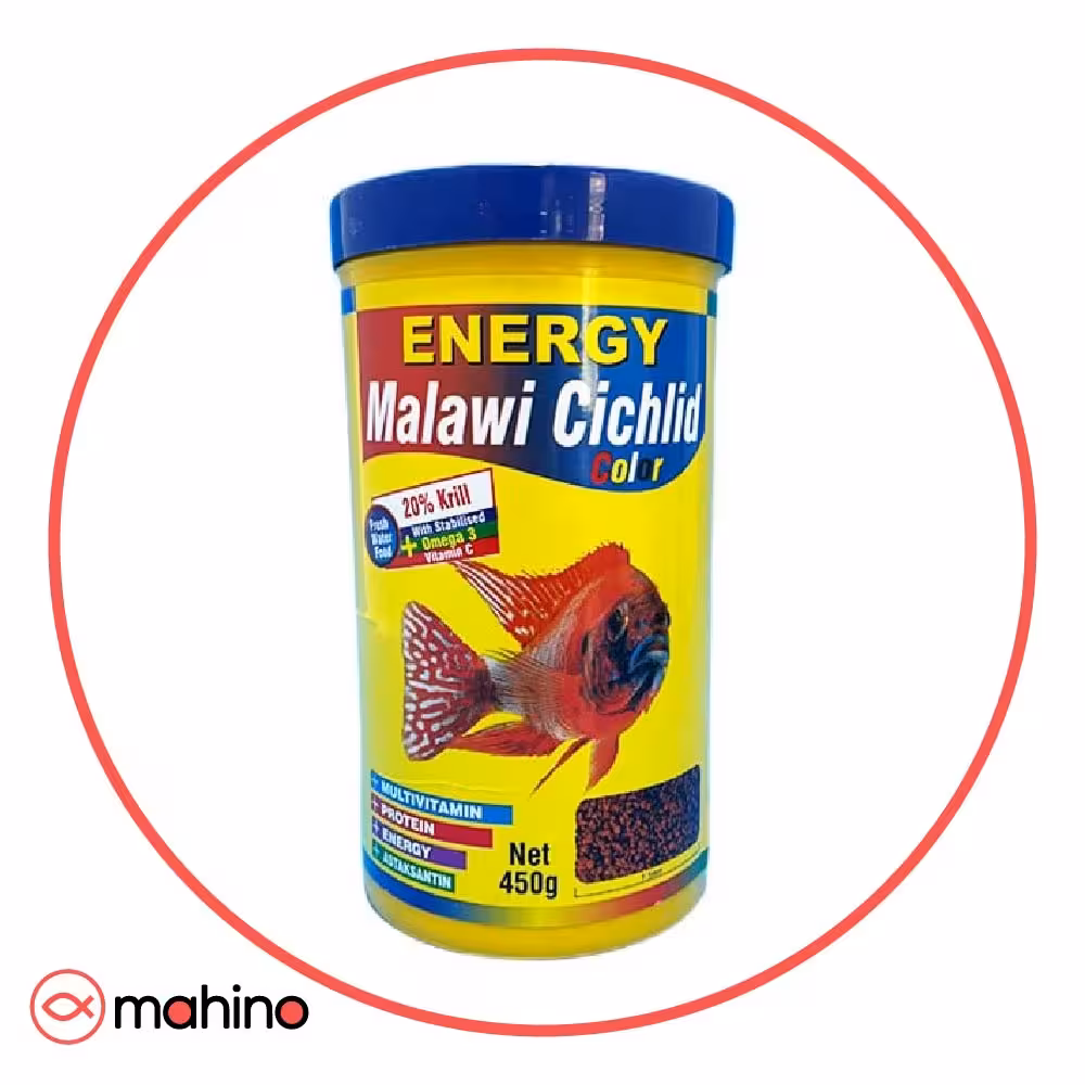 غذا ماهی آکواریوم مالاوی سیچلاید کالر 450 گرمی