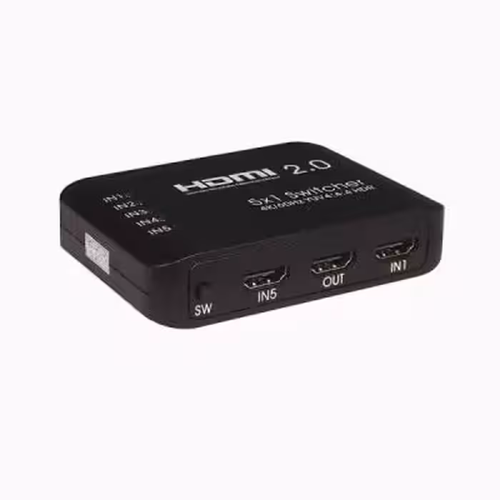 سوئیچ 5 پورت HDMI کی نت پلاس KP-SWHD2005 با ریموت کنترل