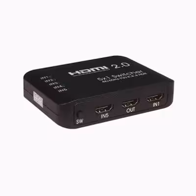 سوئیچ 5 پورت HDMI کی نت پلاس KP-SWHD2005 با ریموت کنترل