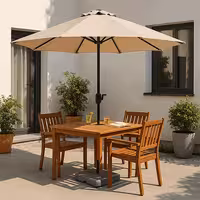 سایبان پایه وسط قطر 3 متر وینچ‌دار