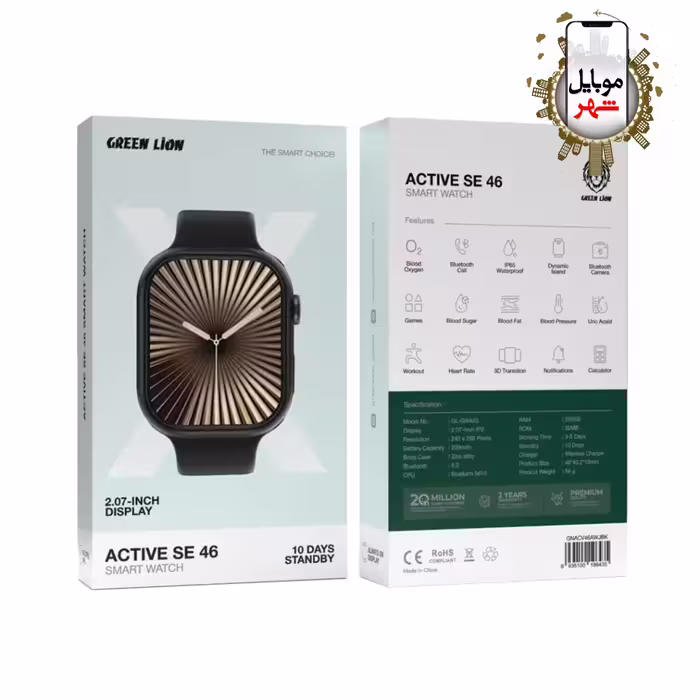 ساعت هوشمند اکتیو اس ای 46 گرین Green Active SE 46 Smart Watch