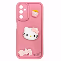 قاب Solid عروسکی طرح Hello Kitty مناسب برای Samsung A14-کد1219