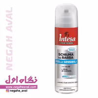 فوم اصلاح مناسب پوست حساس PELLI SENSIBILI اینتسا حجم 300 میلی لیتر