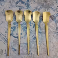 قاشق بستنی طلایی هارمونی کد 03