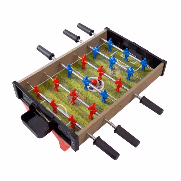 مینی فوتبال دستی سوپر پایه دار 6 میل کوچک با گل شمار سالار