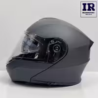 کلاه کاسکت فک متحرک Lazer لیزر طوسی مات
