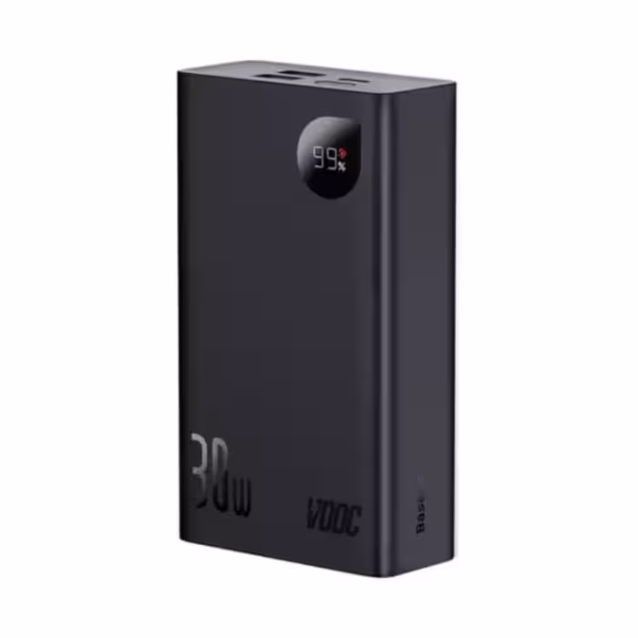 پاوربانک 20000 میلی‌آمپر 30 واتی بیسوس مدل BASEUS ADAMAN2 PPAD050101 SUPER VOOC