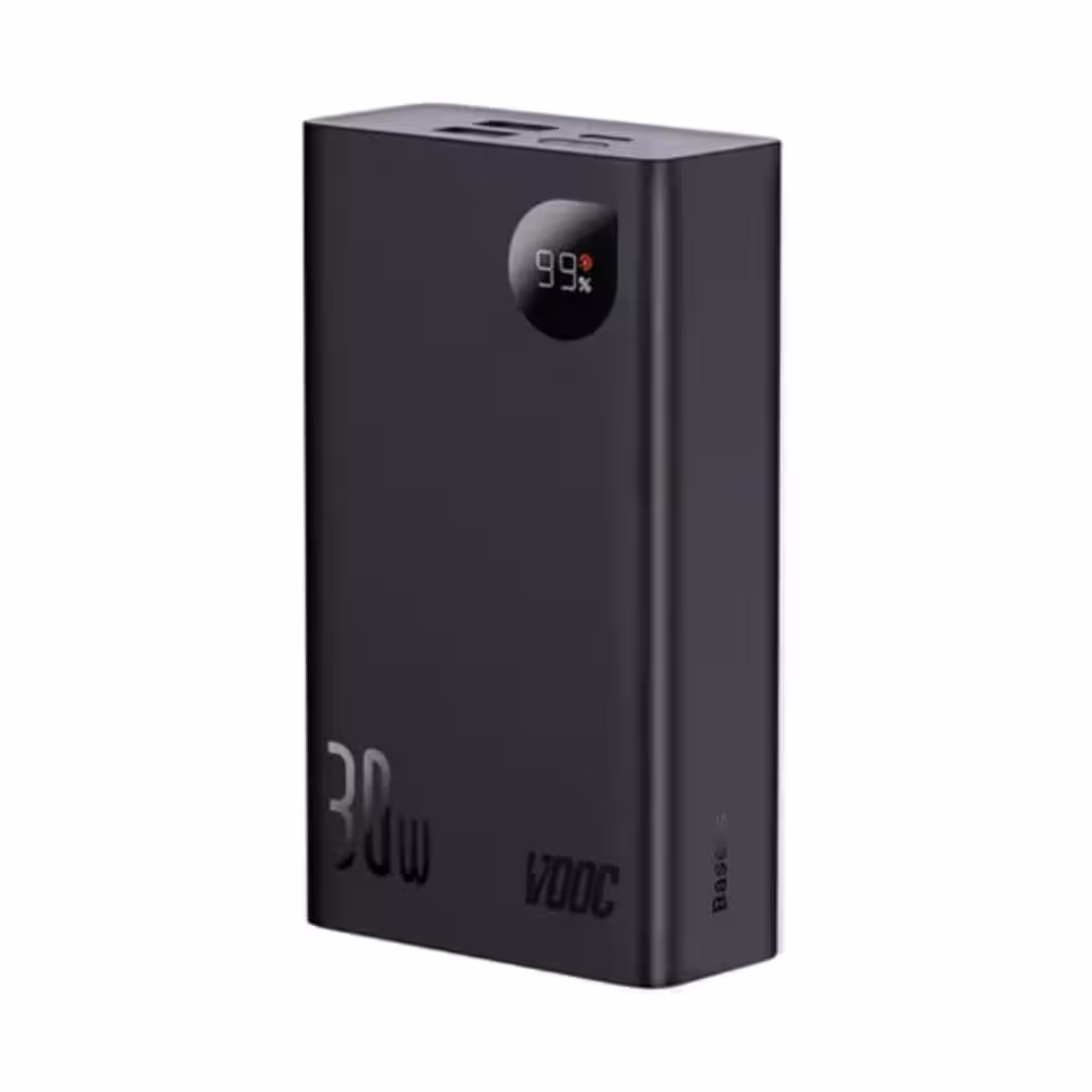 پاوربانک 20000 میلی‌آمپر 30 واتی بیسوس مدل BASEUS ADAMAN2 PPAD050101 SUPER VOOC