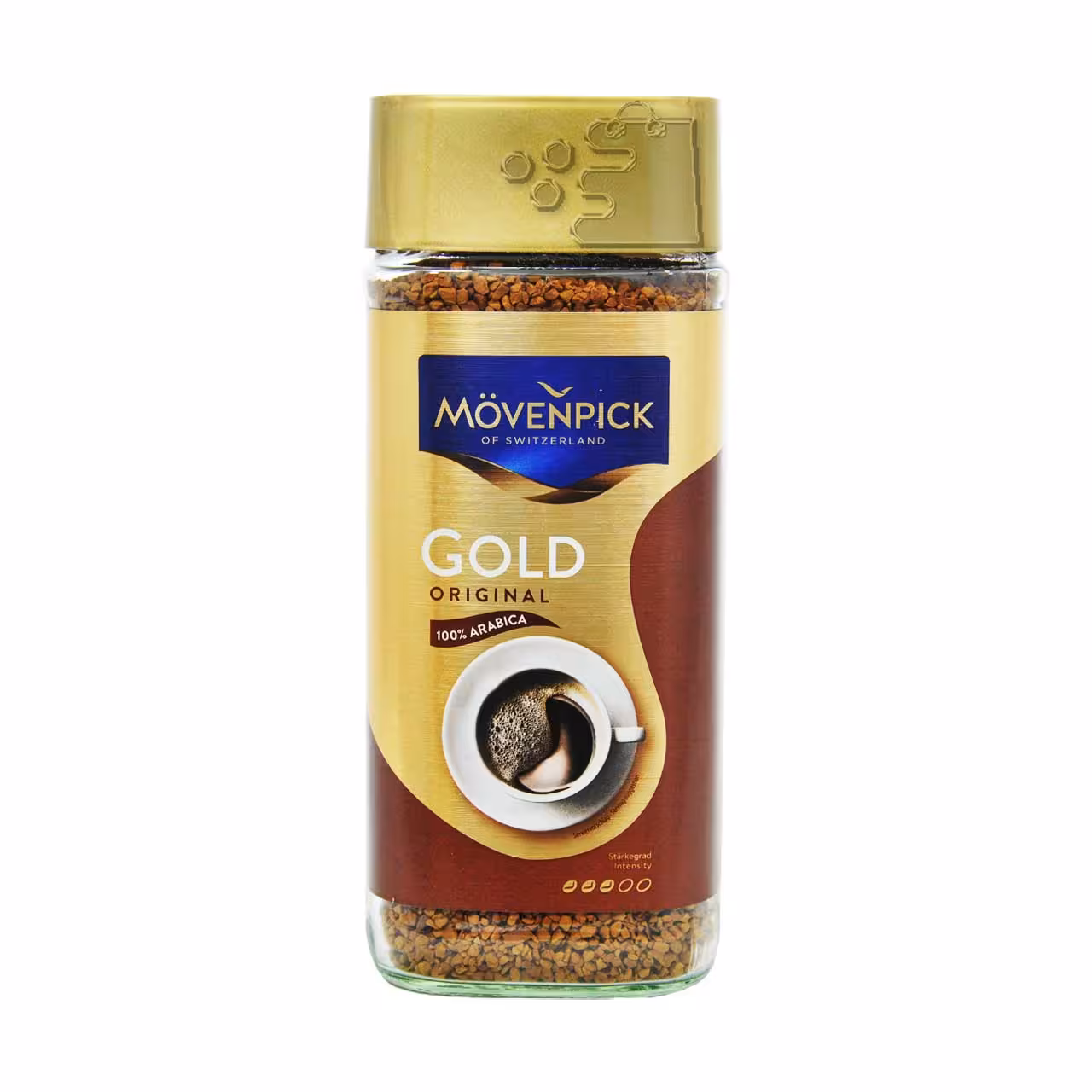قهوه فوری گلد صد در صد عربیکا 200 گرم موونپیک - movenpick