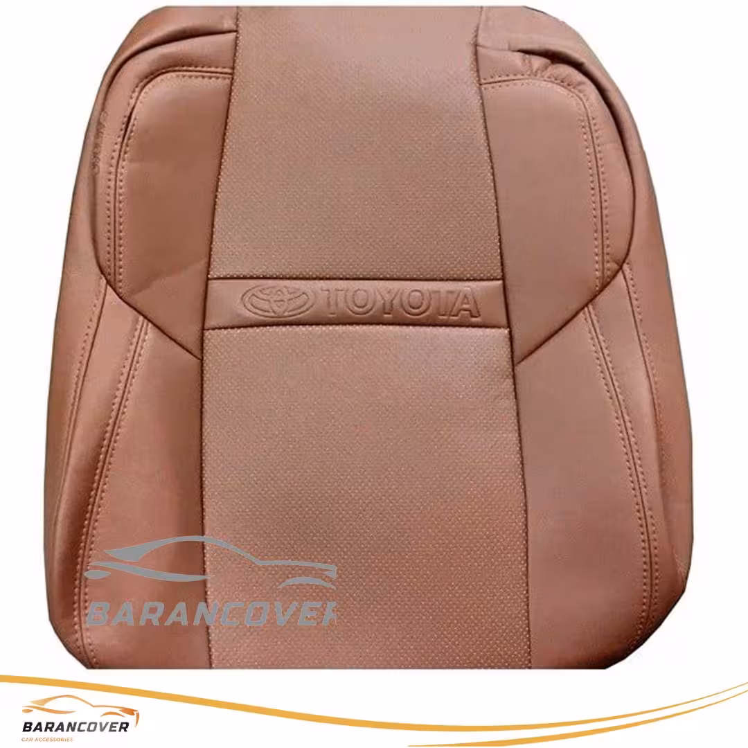 روکش صندلی تویوتا کمری 2012–2017 چرم رنگ مارون