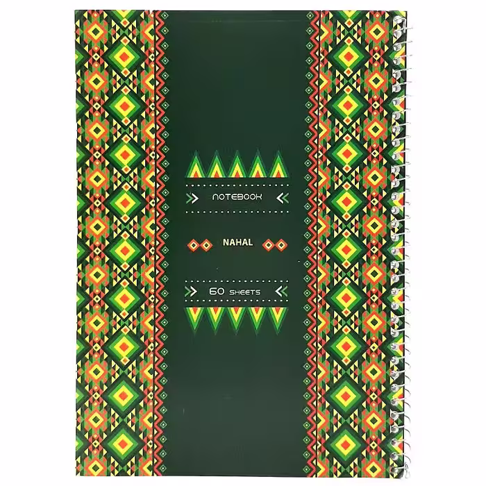 دفتر 60 برگ سیمی کد 3610.طرح 3