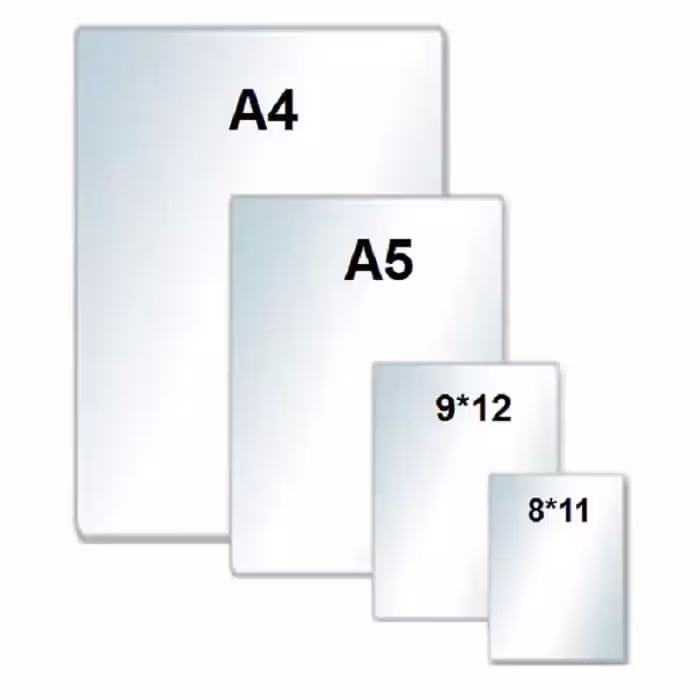 طلق پرس 125 میکرون مگا سایز 11×8