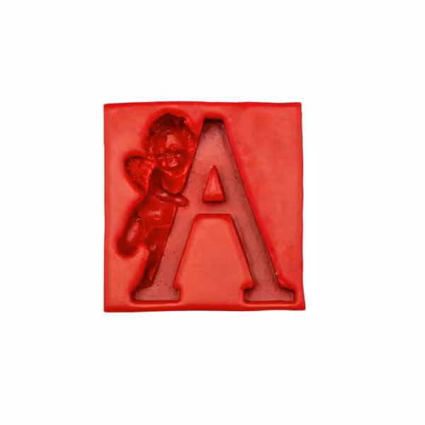 ملد حروف A فرشته دار