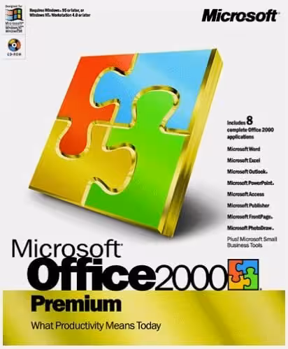 نرم افزار ویندوز office 2000