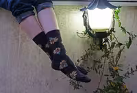 جوراب ساقدار داینوساکس طرح آفتابگردان