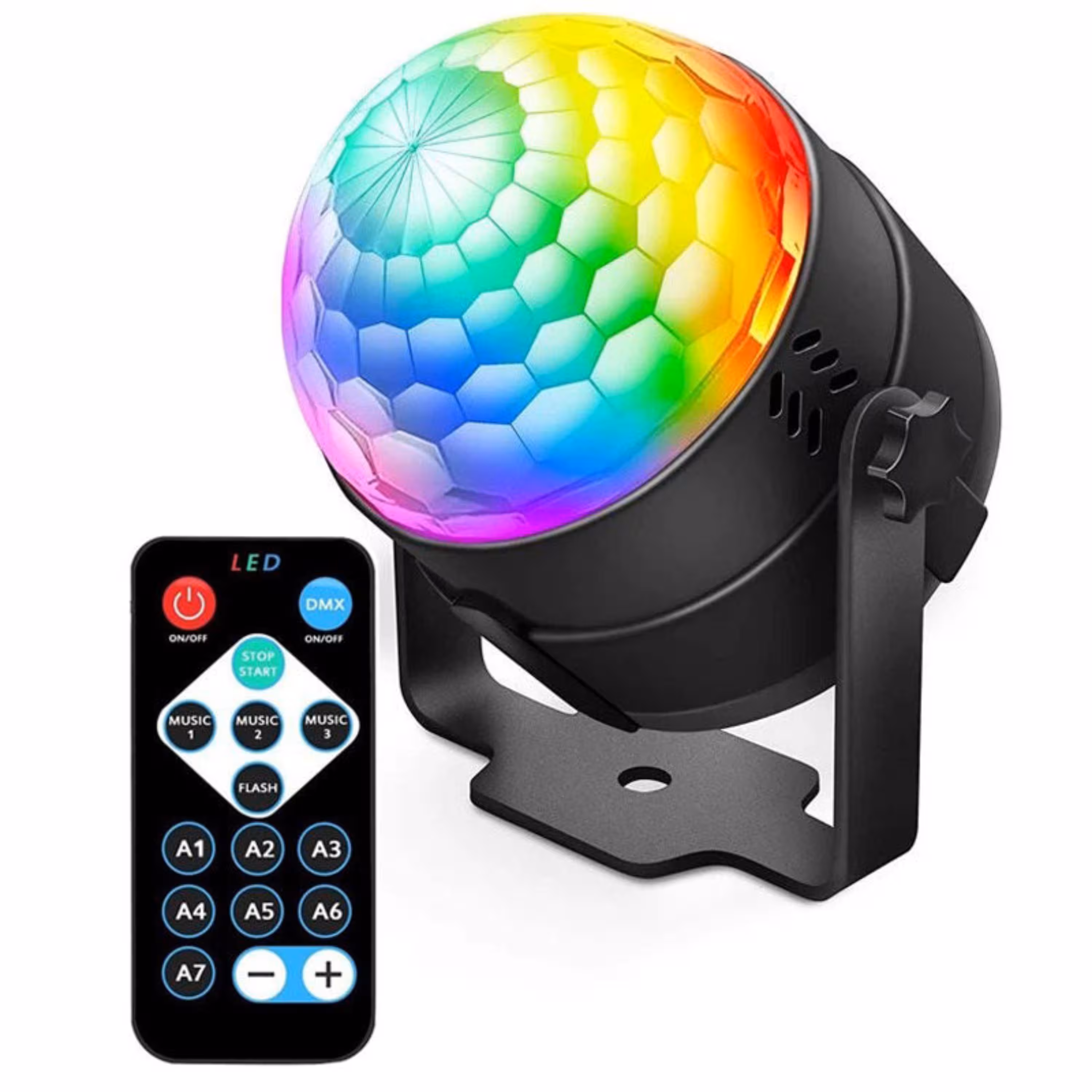 رقص نور چرخشی مدل RGB