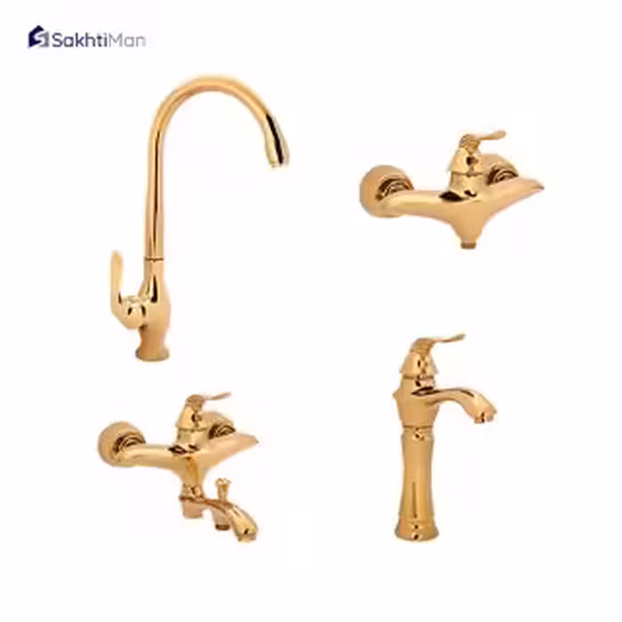 شیر توالت سکه مدل لورنزا طلایی