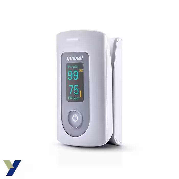 پالس اکسیمتر یوول رنگ طوسی مدل YX301