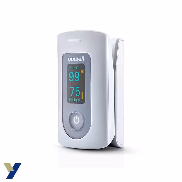 پالس اکسیمتر یوول رنگ طوسی مدل YX301