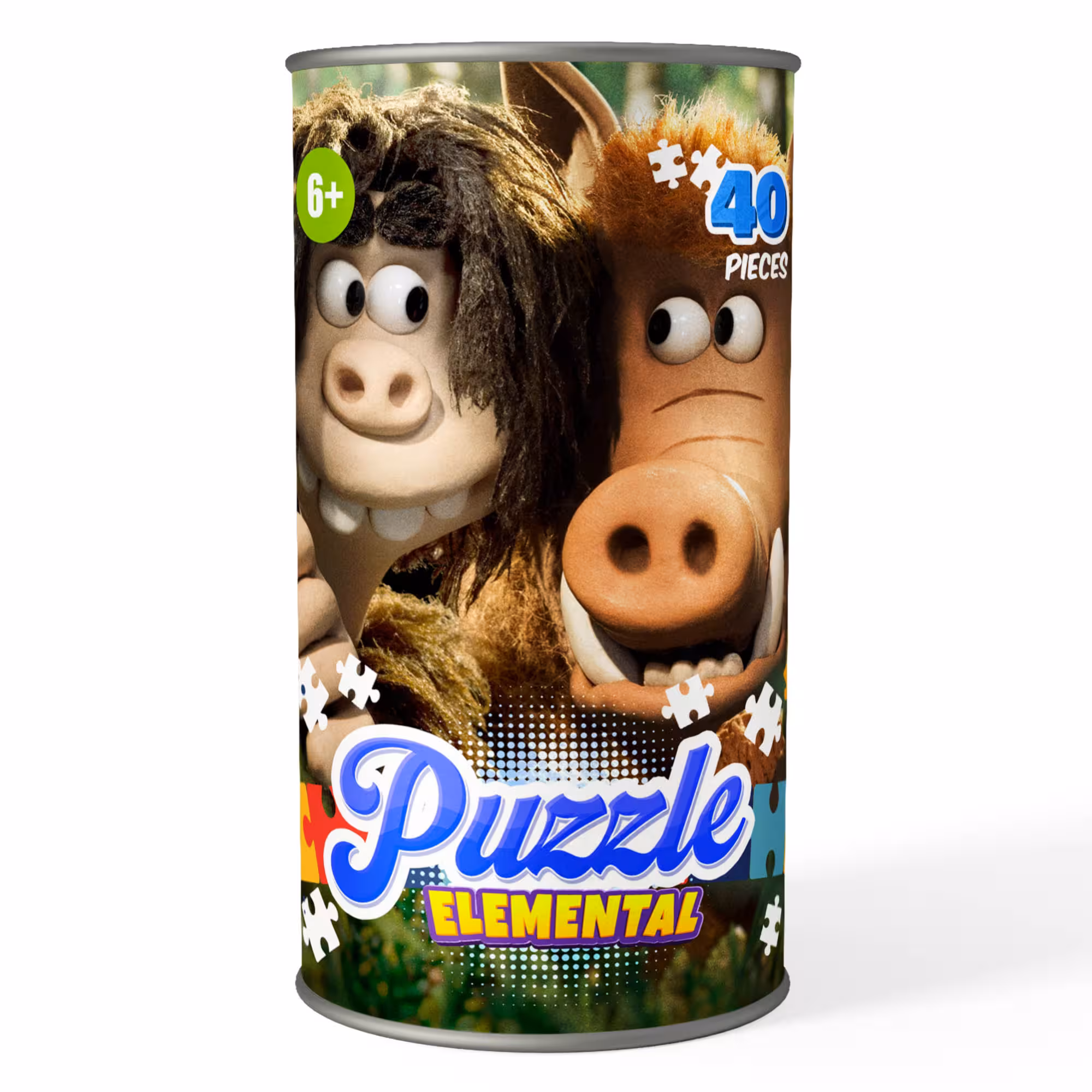 پازل 40 تکه کارتون انسانهای اولیه