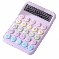 ماشین حساب دکمه رنگی رونزون مدل RZ.822 MAX