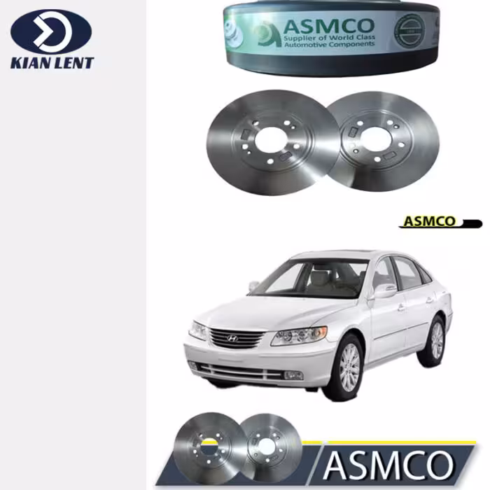 دیسک چرخ جلو هیوندا آزرا برند ASMCO(2عدد)