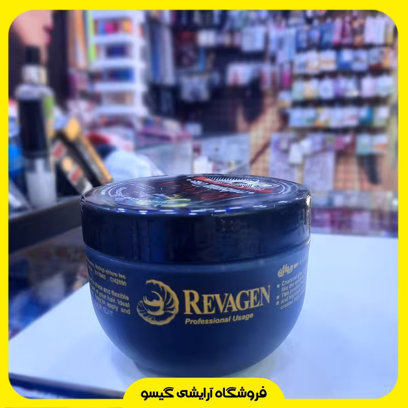چسب مو ریواژن REVAGEN مدل مشکی زغالی حجم 300 میلی لیتر