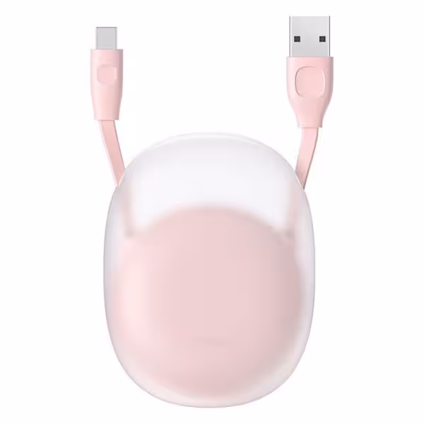 کابل شارژ سه سر بیسوس Baseus Little Reunion One-Way Stretchable Cable 85cm