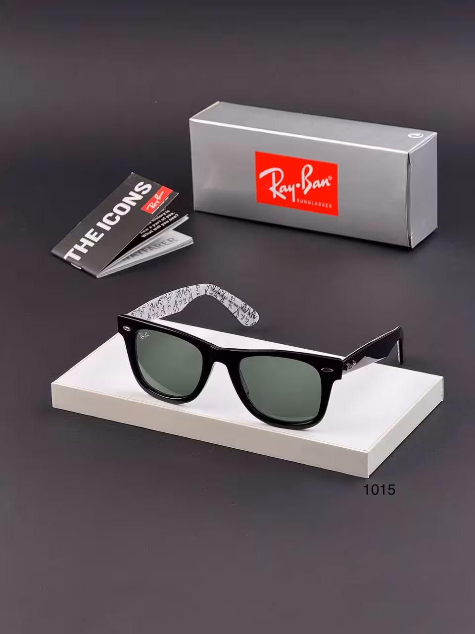 عینک آفتابی ریبن طرحدار مدل RB2140 سایز 50