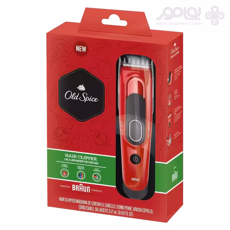 ریش تراش پیرایشگر براون سری OLD SPICE مدل 5427