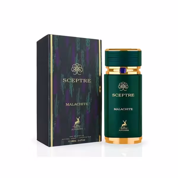 ادکلن الحمبرا سپتر مالاکیت ALHAMBRA Sceptre Malachite مردانه حجم 100 میلی لیتر