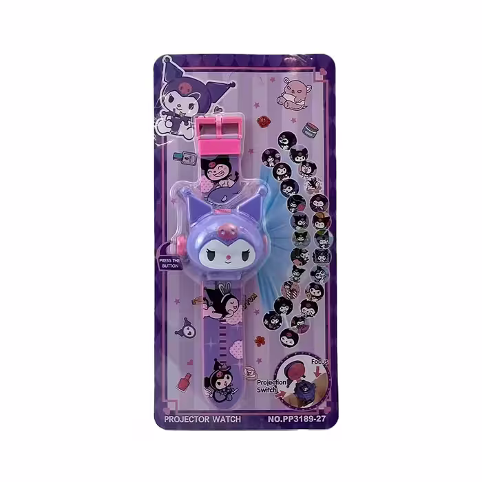 اسباب بازی ساعت مچی طرح کرومی بنفش کد NO.PP3189-27