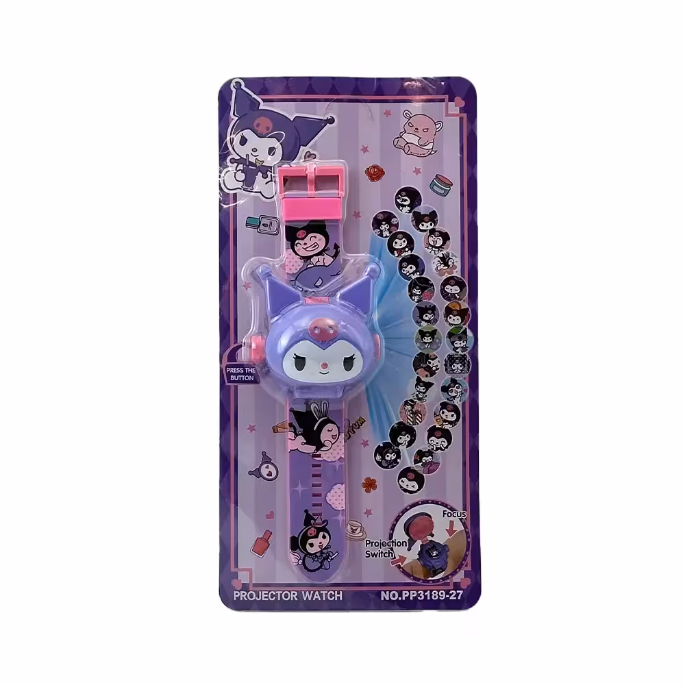 اسباب بازی ساعت مچی طرح کرومی بنفش کد NO.PP3189-27
