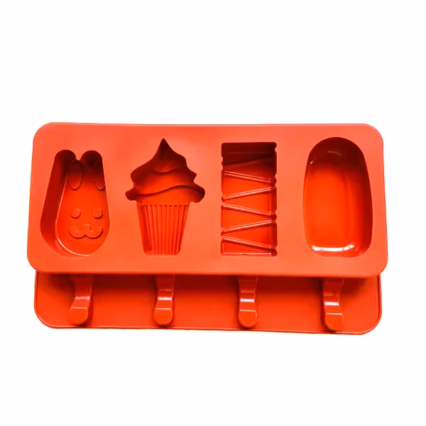 قالب سیلیکونی بستنی 4 طرح