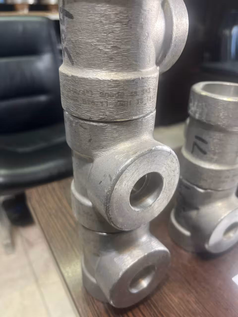 سه راه تبدیلی ساکت ولد سایز1 1/2به 3/4" اینج کلاس 3000 از جنس SA182F304/304L کپی