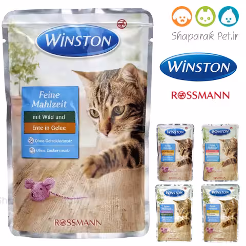 پوچ گربه وینستون – 16 طعم