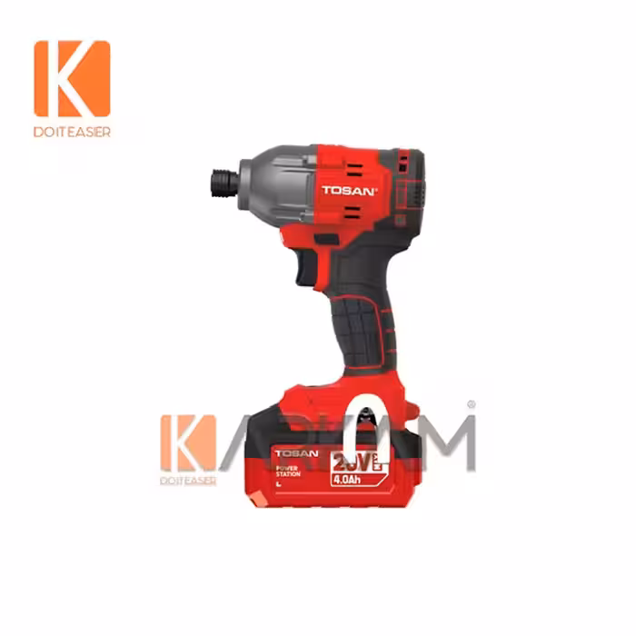 پيچگوشتی شارژی 20 ولت ضربه ای براش لس 9520BIS توسن