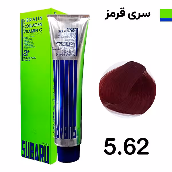 رنگ مو قرمز بلوطی سوبارو شماره 562