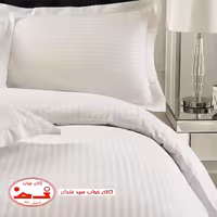 لحاف هتلی یک نفره و روبالشی طوسی