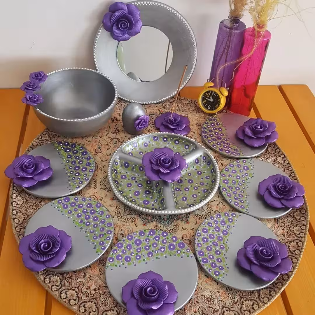 هفت سین طوسی گل رز