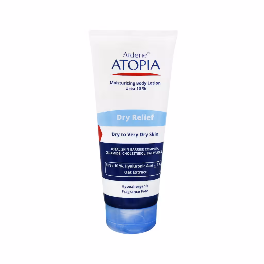 لوسیون مرطوب کننده قوی بدن حاوی 10 % اوره آردن اتوپیا 200 میلی لیتر  Ardene Atopia