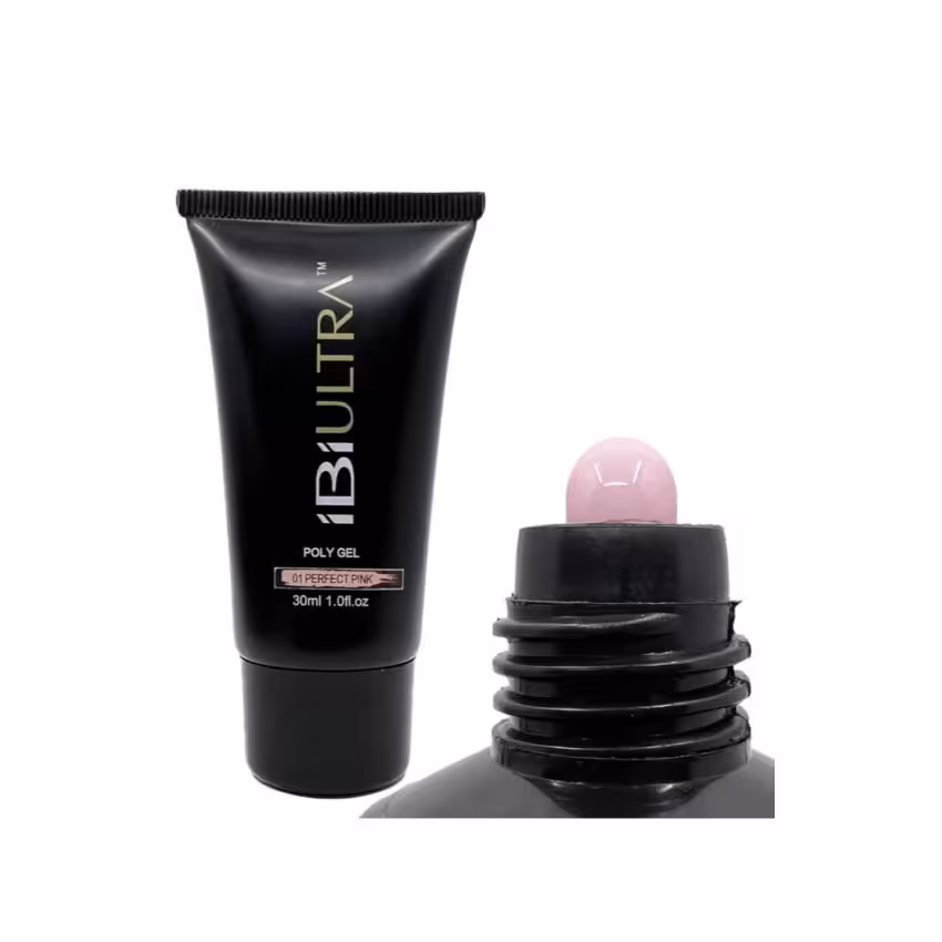 پلی ژل کاشت ناخن آی بی آی پرفکت پینک PERFECT PINK 01