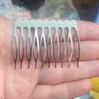 شانه فلزی خام 5 و نیم سانت 1 عدد