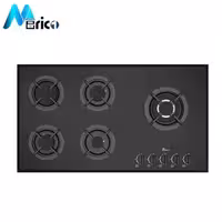 گاز رومیزی بیمکث کد 6011 پنج شعله شیشه مشکی