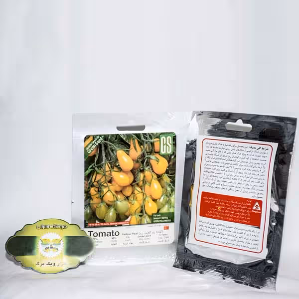 بذر گوجه ریز گلابی زرد( بسته 5 تایی )