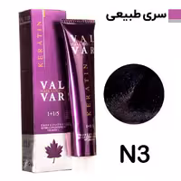 رنگ مو وال وار قهوه ای متوسط سری طبیعی شماره N3