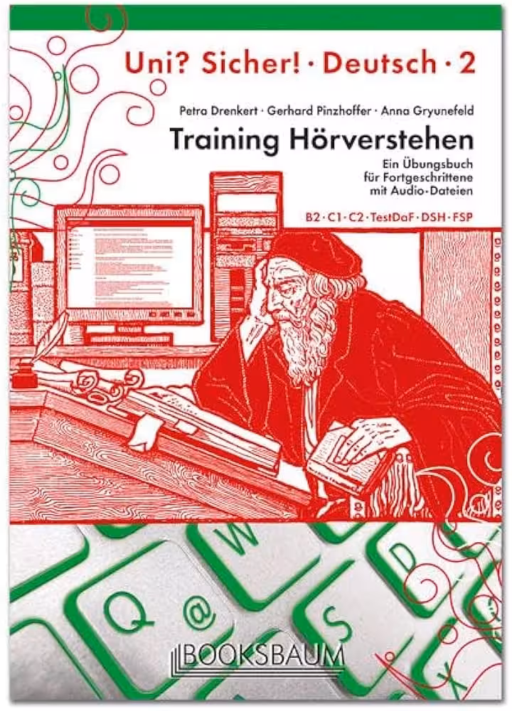 یونی زیشا 2 | کتاب آلمانی Uni Sicher Deutsch: Training Hörverstehen 2