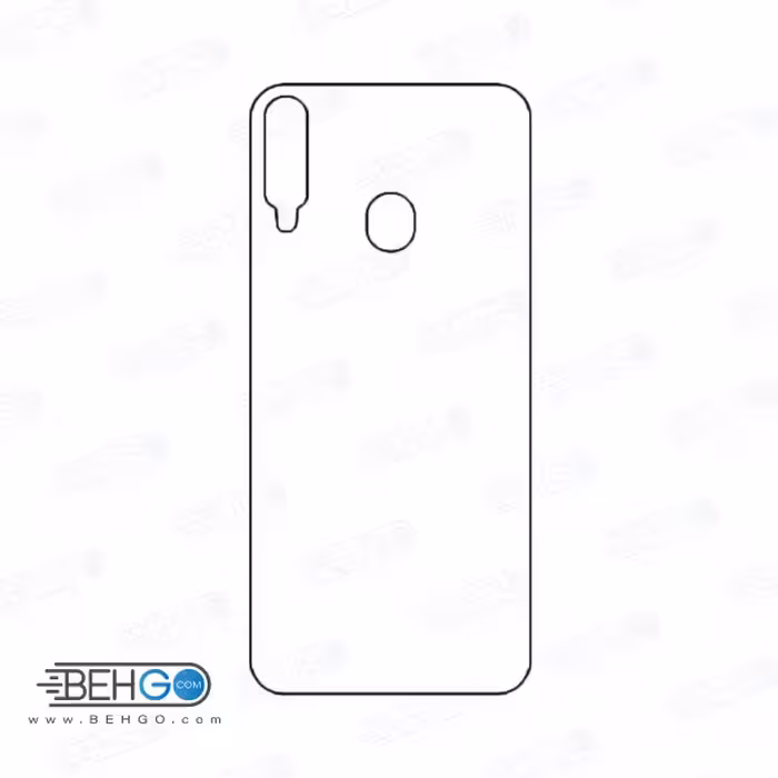 برچسب پشت a20s سامسونگ محافظ پشت رنگی و اکلیلی گوشی Samsung Galaxy A20s Back Protector
