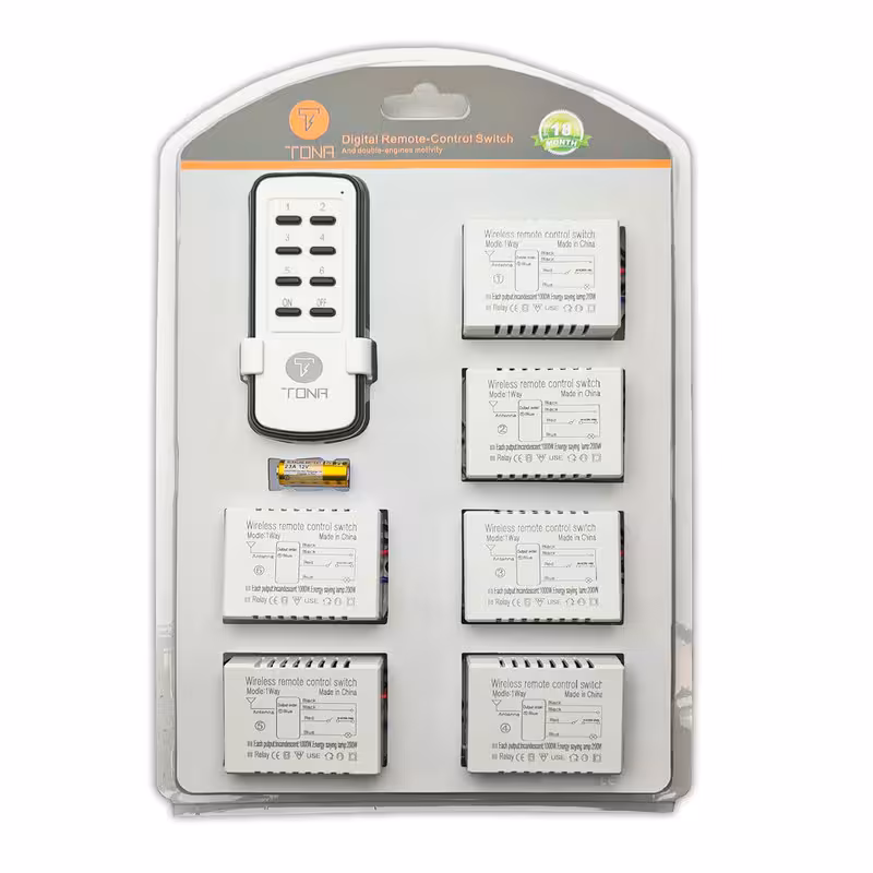 ریموت تونا مدل 6 کانال مجزا