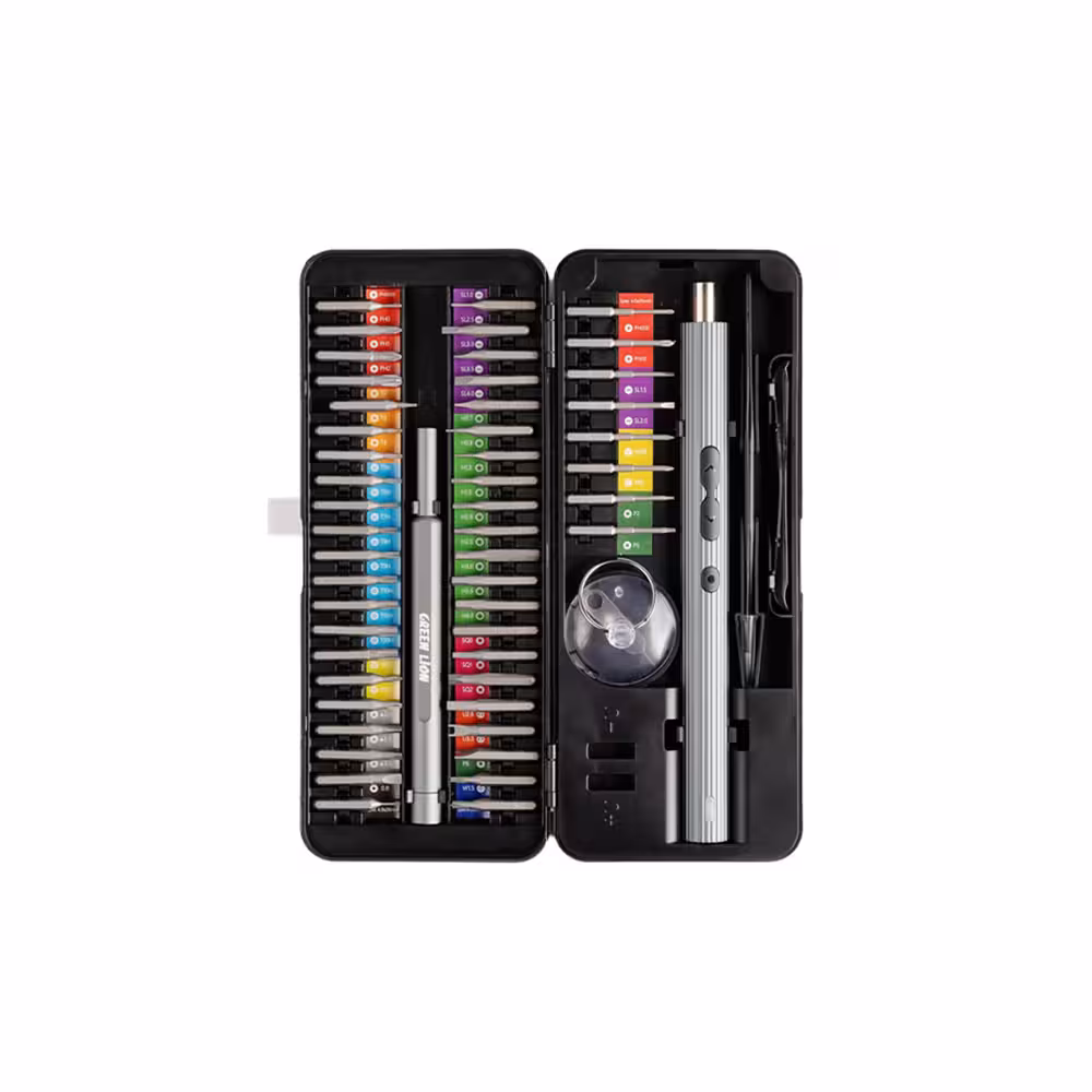 ست پیچ گوشتی برقی گرین لاین مدل Green lion GN58IN1ELSD electric screwdriver set